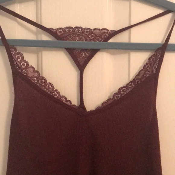 Maroon Racerback Tank - Picture 2 of 4